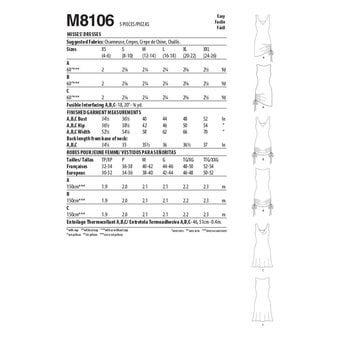 McCall’s Skye Dress Sewing Pattern M8106 (L-XXL) image number 2