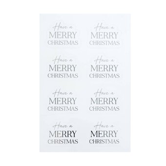 Have a Merry Christmas Foil Stickers