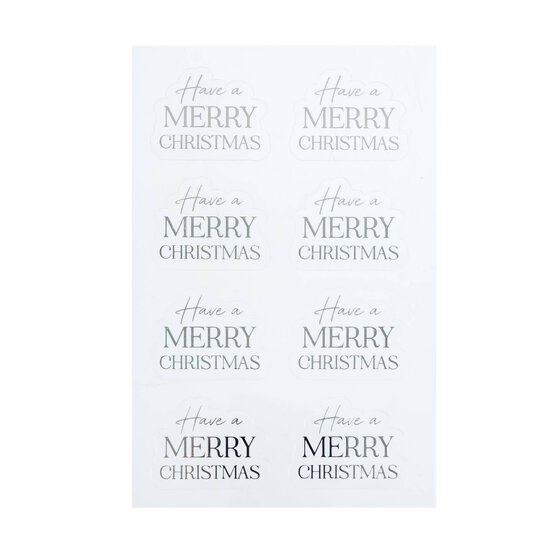 Have a Merry Christmas Foil Stickers image number 1