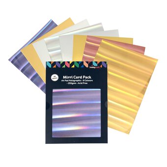Metallic Mirri Card A4 16 Pack