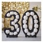 Ginger Ray Black 30th Balloon Mosaic Frame Decoration image number 1