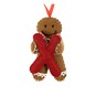 Hanging Gingerbread Felt Letter X Decoration image number 3