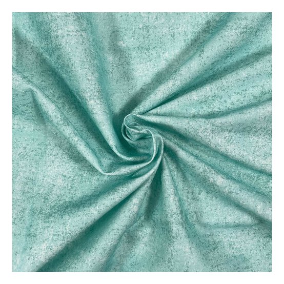 Aqua Cotton Textured Blender Fabric by the Metre image number 1
