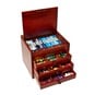 DMC Vintage Wooden Chest with 120 Skeins image number 1