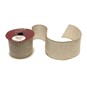 Gold Sparkle Wire Edge Printed Ribbon 63mm x 3m image number 1