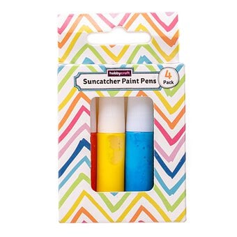 Primary Colour Suncatcher Paint Pens 6ml 4 Pack image number 3