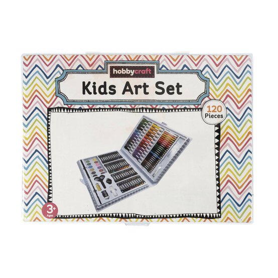 Kids' Deluxe Art Set 120 Pieces image number 7