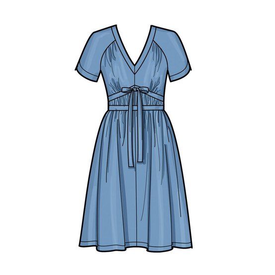 New Look Women's Dress Sewing Pattern 6728 (6-18) image number 3