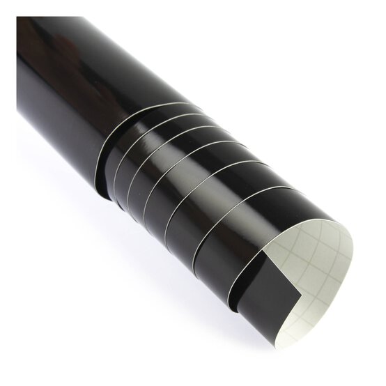 Black Glossy Permanent Vinyl 12 x 48 Inches image number 4