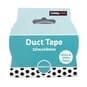 Black and White Polka Dot Duct Tape 48mm x 10m  image number 5