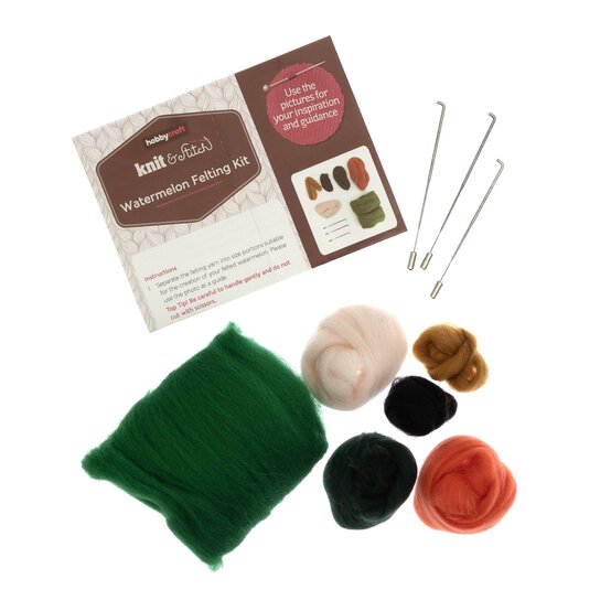 Watermelon Felting Kit image number 3