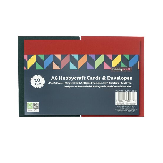 Red and Green Aperture Cards  10 Pack image number 4