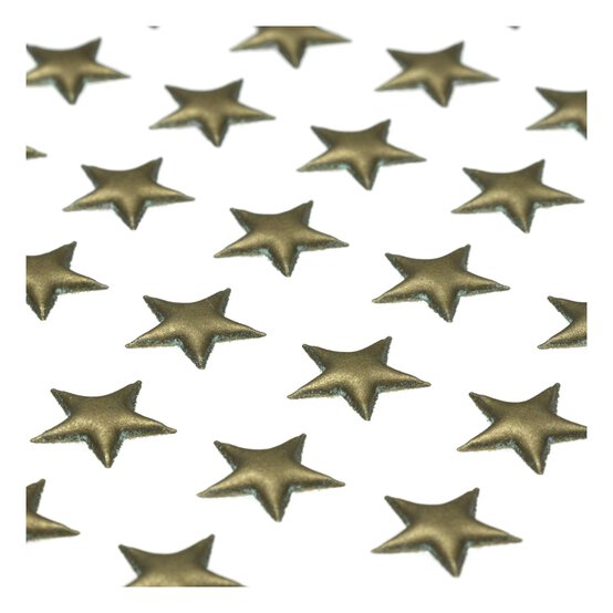 Gold Star Puffy Stickers 78 Pack image number 2