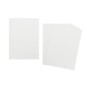 White Stamp Shaped Cards 5 x 7 Inches 6 Pack  image number 1