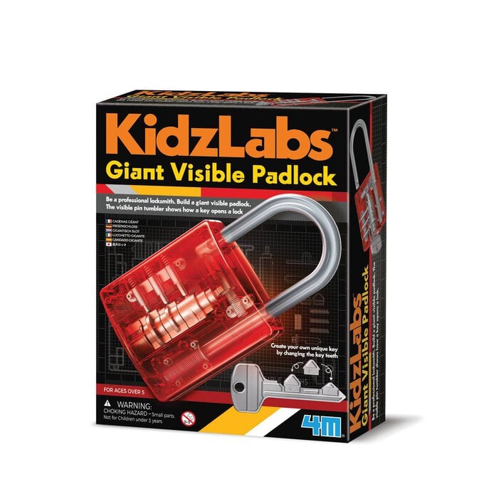 KidzLabs Giant Visible Padlock image number 1