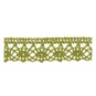 Olive 25mm Cotton Lace Trim by the Metre image number 2