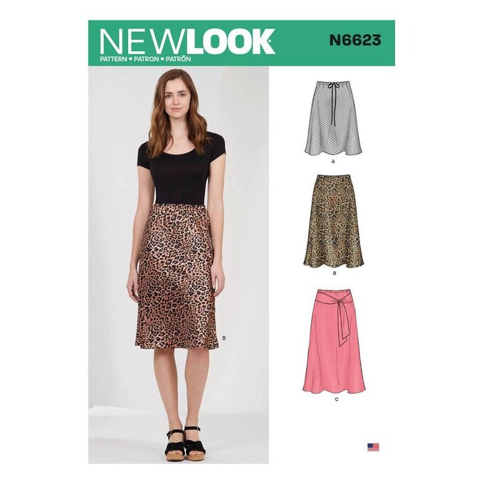 New Look Women's Skirt Sewing Pattern N6623 image number 1