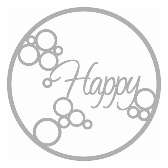 Sweet Dixie Happy Stencil 15cm x 15cm image number 2