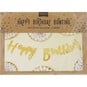 Ginger Ray Gold Happy Birthday Bunting 1.5m image number 3