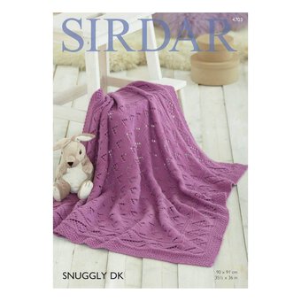 Sirdar Snuggly DK Blanket Digital Pattern 4703