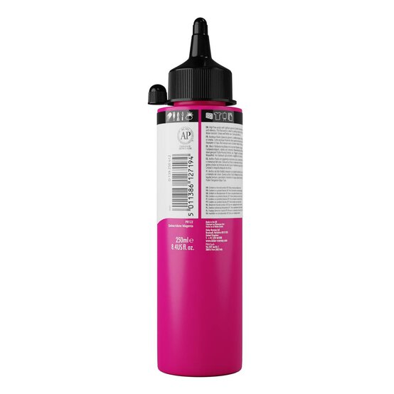 Daler-Rowney System3 Process Magenta Fluid Acrylic 250ml (412) image number 2
