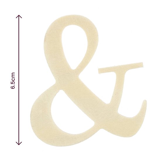 Small Wooden Symbol & 6.5cm  image number 4