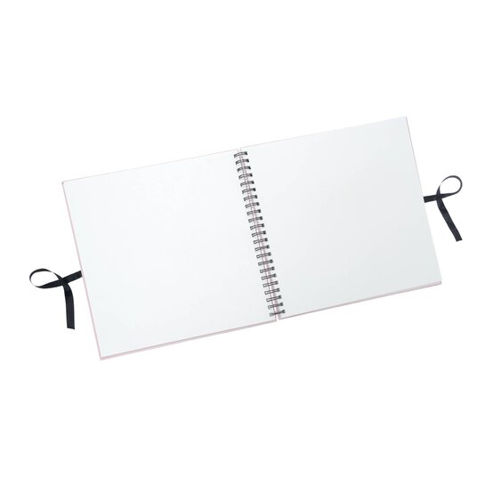 Spiral Bound Pastel Pink Scrapbook 12 x 12 Inches image number 3