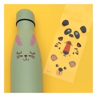 Animal Face Bottle Stickers