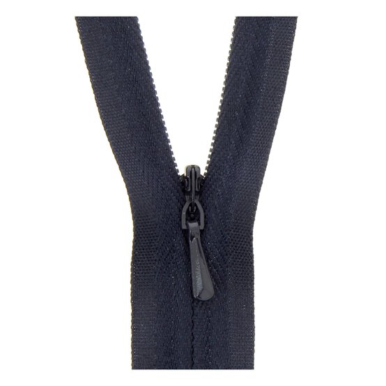 Milward Dark Navy Nylon Closed-End Concealed Zip 60cm image number 1