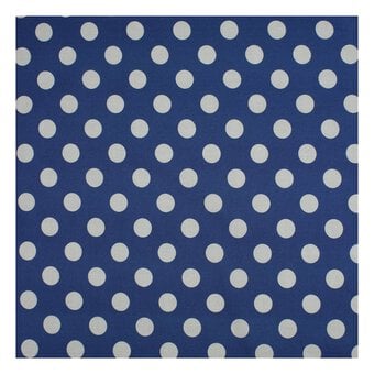 Denim Hometown Chambray Dots Fabric by the Metre
