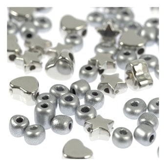 Silver Separator Beads 36g image number 3