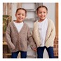 Knitcraft Children's Check Stitch Cardigan Digital Pattern 0248 image number 5