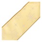 Gold Snowflake Wire Edge Printed Ribbon 63mm x 3m image number 3