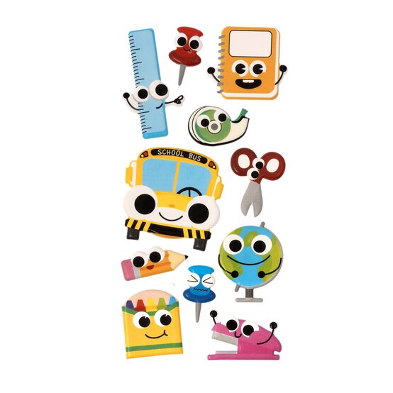 Back to School Puffy Stickers image number 1
