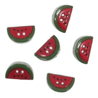 Trimits Watermelon Craft Buttons 6 Pieces