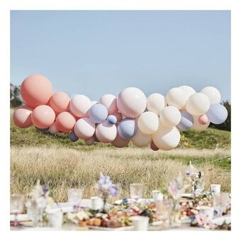 Ginger Ray Blush Nude and Blue Balloon Arch Kit image number 2