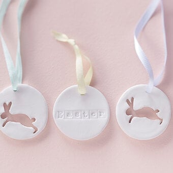 How to Make Clay Bunny Tags