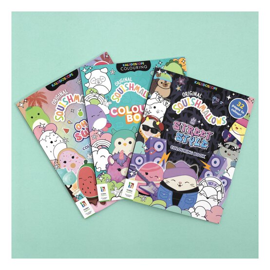 Kaleidoscope Squishmallows Street Style Colouring Book image number 7
