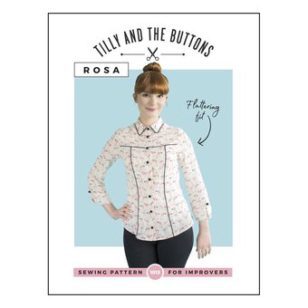 Tilly and the Buttons Rosa Shirt and Shirt Dress Pattern 1013