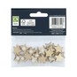 Natural Wooden Star Embellishments 30 Pack  image number 5