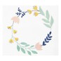 FREE PATTERN DMC Floral Wreath Embroidery 0054 image number 1