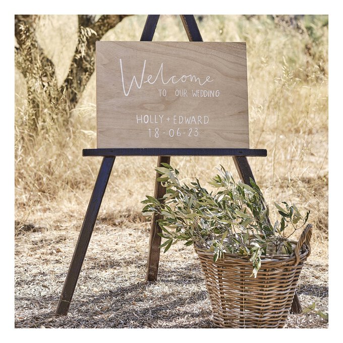 Ginger Ray Customisable Wedding Sign Hobbycraft