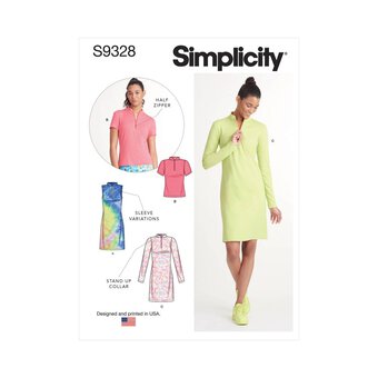 Simplicity Women's Dresses and Tops Sewing Pattern S9328 (R5 14-22)