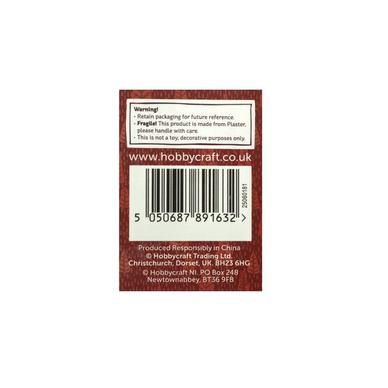 Hanging Ceramic Paw Print Decoration 9.5cm image number 5