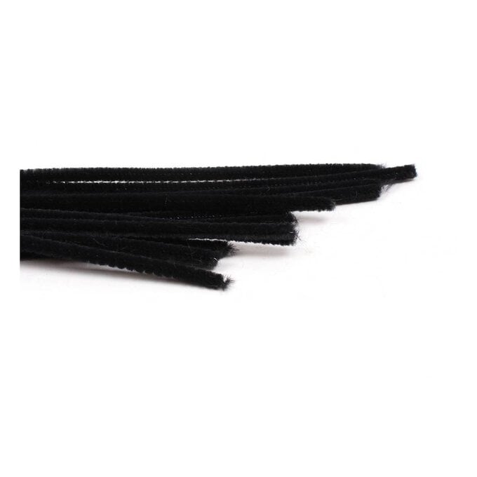 Black Pipe Cleaners 12 Pack image number 1