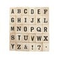 Bold Alphabet Wooden Stamp Set 30 Pieces image number 3