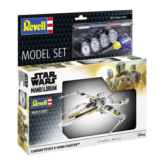 Revell Star Wars Carson Teva&rsquo;s X-Wing Fighter Model Set 1:57 image number 3