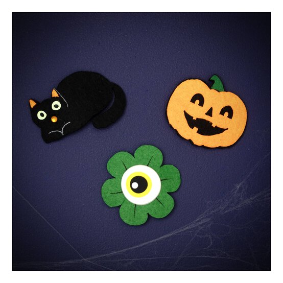 Halloween Icon Hair Clips 3 Pack image number 5