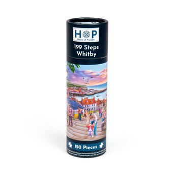 House of Puzzles 199 Steps Whitby Jigsaw Puzzle Tube 150 Pieces