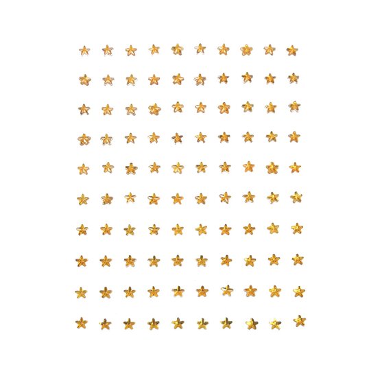 Gold Star Gem Stickers image number 1